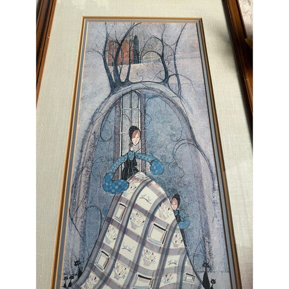 P Buckley Moss "My Hands to Thee" Print 1013/5000 Rare - Picture 4 of 6